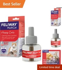 MultiCat 48ml Calming Refill for Diffuser - Drug-Free Pheromone Support for Cats