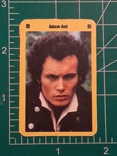  1982 POP ROCKY MELODY MAKER MUSIC CARD ADAM ANT