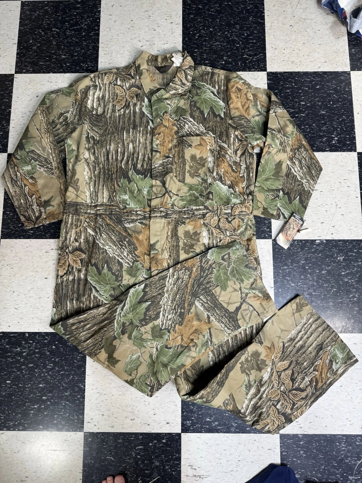 Vtg NWT Liberty Rugged Outdoor Gear Men's Real Tree XXL Camo Coveralls Hunting