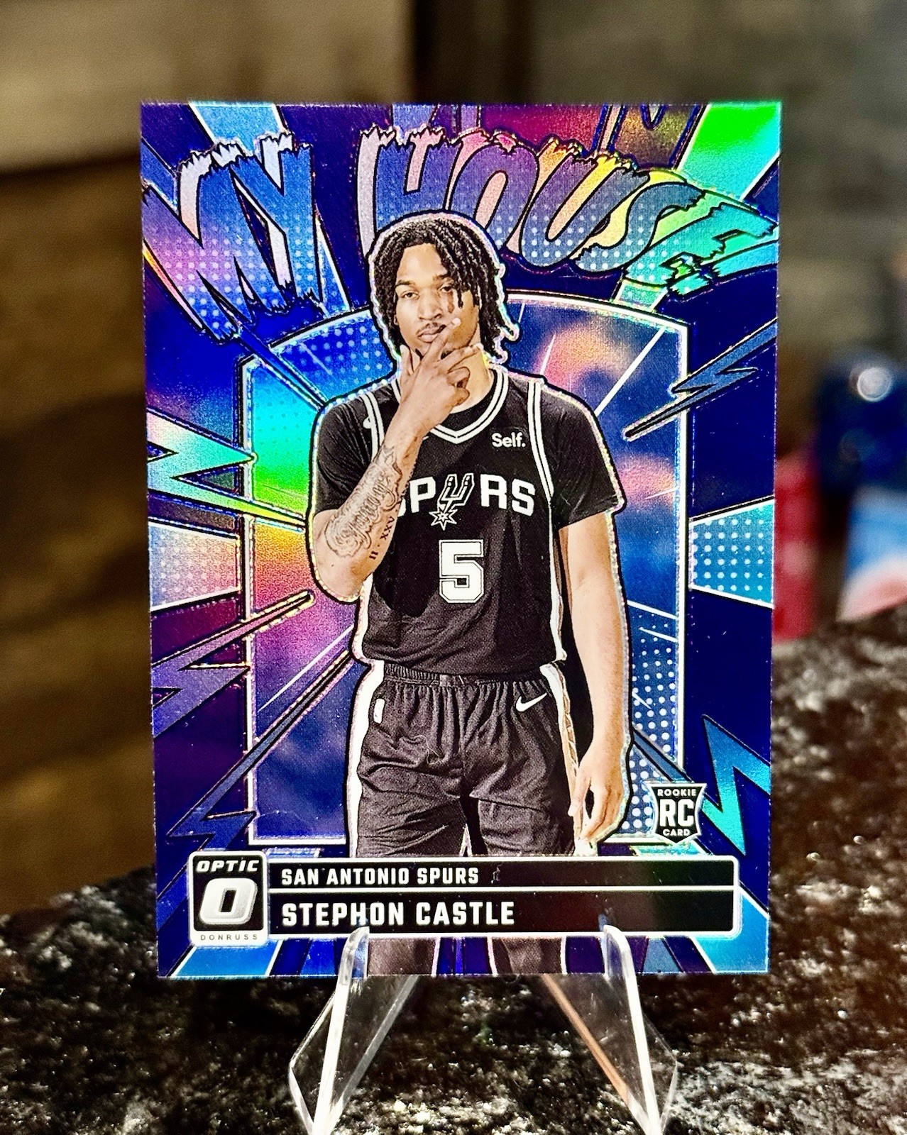2024-25 Panini Donruss Optic STEPHON CASTLE RC My House PURPLE HOLO PRIZM 16