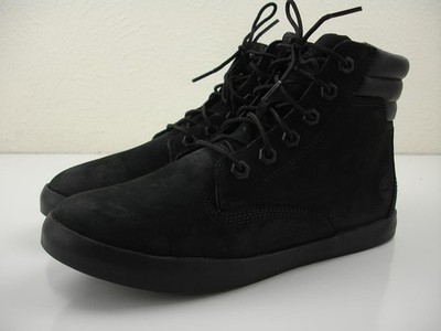 Women's 8.5 M Timberland Dausette Ankle Boots Black Nubuck Leather Hiking Chukka