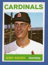 1964 Topps - Jerry Buchek #314 St. Louis Cardinals VGEX/EX FREE SHIP!