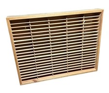 Vintage Napa Valley Box Co 100-Slot Cassette Rack Holder Storage Wood Mountable
