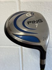 Ping G5 7 Wood - 21 Degree - Aldila NV Green 75 Regular Flex Shaft