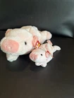 RARE Ty Beanie Buddy & Baby Squealer The Pig Lot - VINTAGE - Mint W/Mint Tags