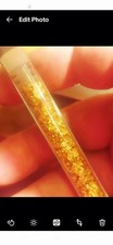 OREGON TRAIL 24k PURE Gold Flakes IN VIAL FROM OREGON COMES SEALED 