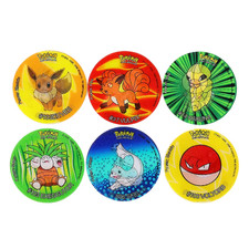 56 Pcs 3D Flip Pokemon Mega Evolution Tazos C...