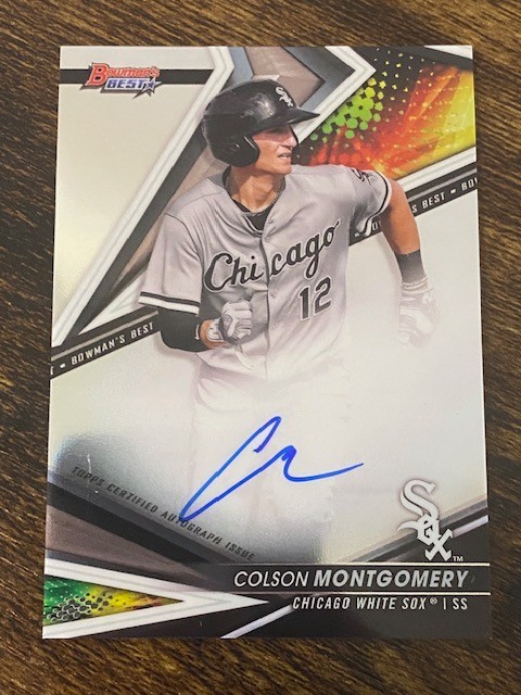 Colson Montgomery - 2022 Bowman's Best - Best of Auto - #B22-CM - White Sox