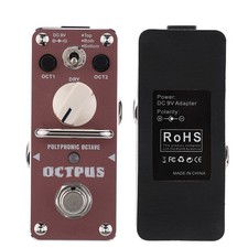 AROMA AOS-3 Octpus Polyphonic Octave Electric Guitar Effect Pedal Mini Single