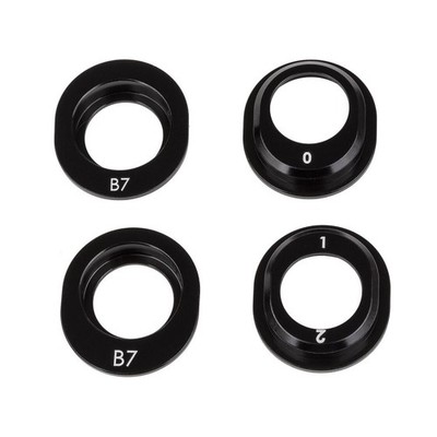 Team Associated RC10B7 FT Aluminum Differential Height Inserts / AE92455