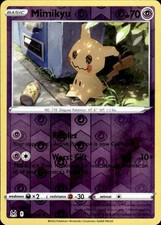 Pokemon Reverse Holo Mimikyu SWSH11: Lost Origin 080/196 NM