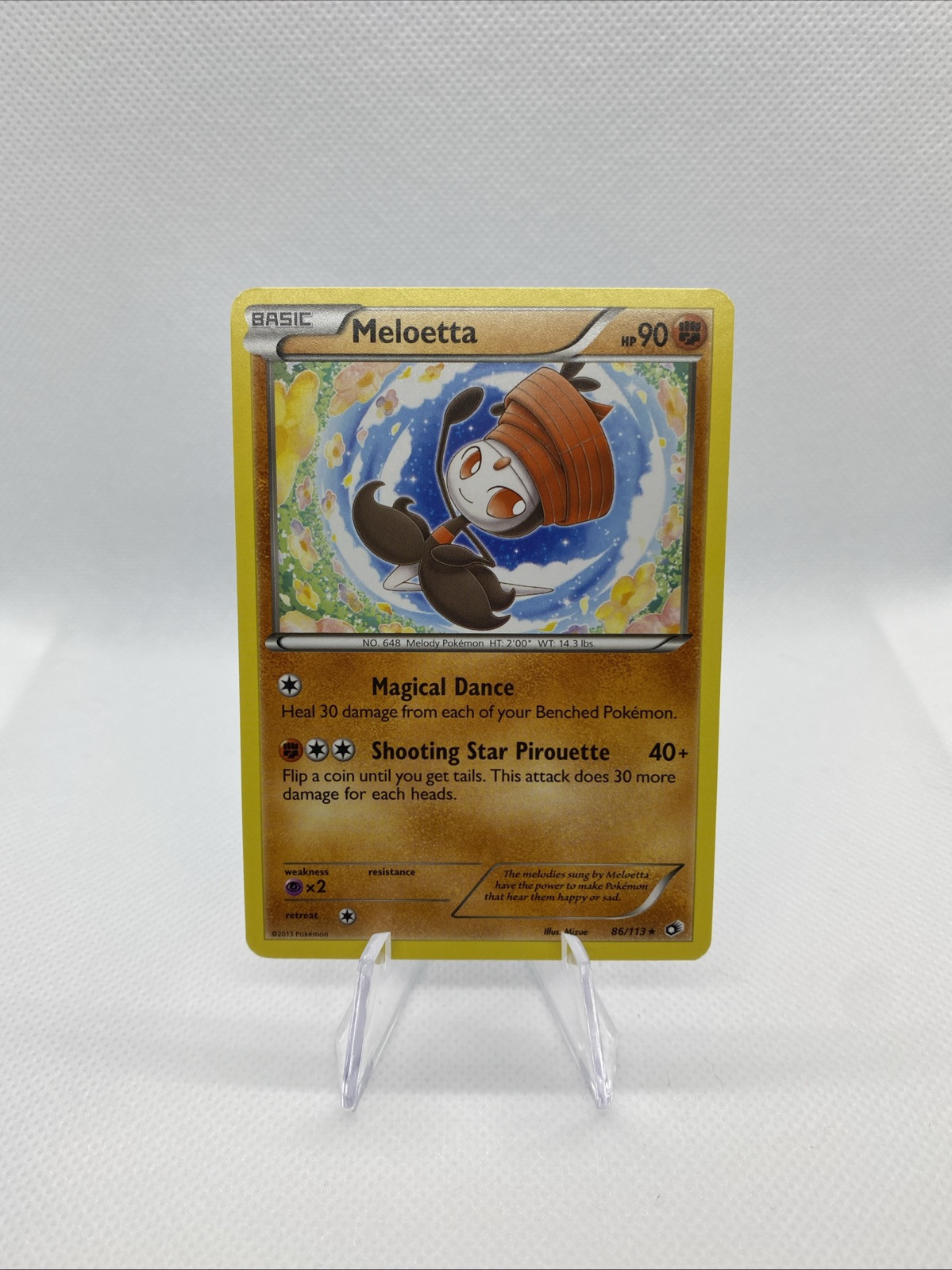 Meloetta 86/113 Legendary Treasures Regular Pokémon Card TCG