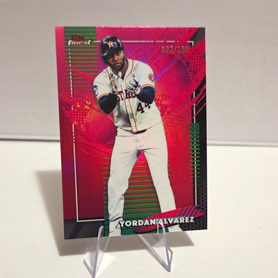 Topps Finest 2026 Yordan Alvarez #261 Pink Rare Refractor /250 Astros
