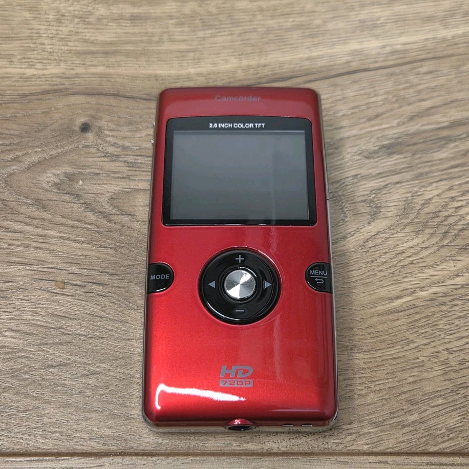 Emerson EVC1700 HD 720p 4x Zoom Digital Video Camera Recorder Red - Image 2 of 4