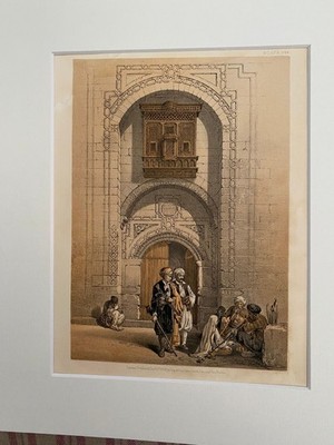 David Roberts Original Lithographie 1856                                      