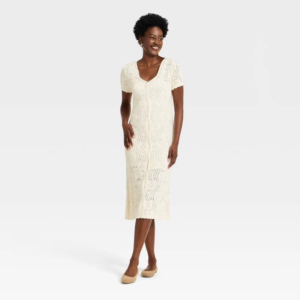 floral flowy dresses Beige color dress with cape and floral embroidery main image 0