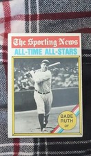 1976 Topps - The Sporting News AllTime All-Stars Babe Ruth #345
