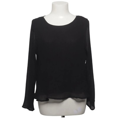 Zara Basic Collection, Bluse, Größe: M, Schwarz, Polyester, Streifen, Damen #cgf