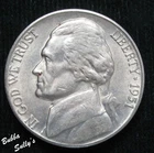 1951-D Jefferson Nickel — photo from another recent sale