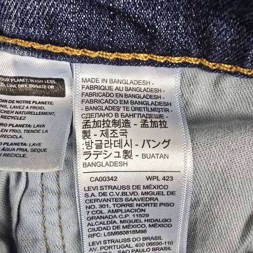 Jeans Levis 512 uomo 32 x 34 slim gamba conica 5 tasche elasticizzato blu denim - Foto 18 di 20
