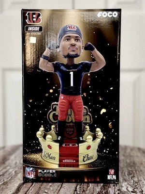 Ja'Marr Chase Cincinnati Bengals 2024 Triple Crown Bobblehead NFL FOCO #d /124