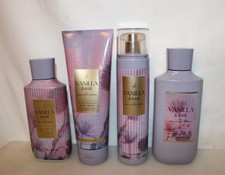 Bath Body Works Vanilla Ease Body Wash, Body Cream, Body Lotion Mist