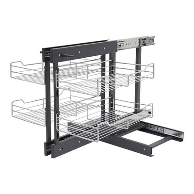Pull-out Cupboard Organizer Pantry Shelves Kitchen Storage Shelf Holding Rack