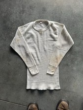 Vintage 70s Hanes Long Sleeve Waffle Knit Thermal Size Large