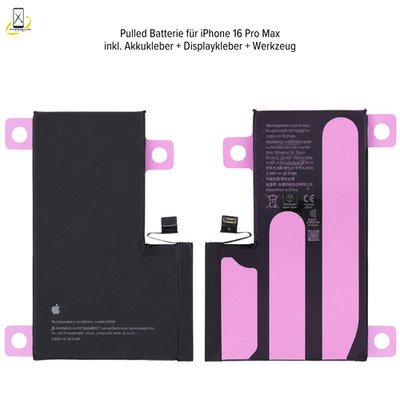 Original Batterie Akku Für Apple iPhone 16 Pro Max Battery Accu 4.685mAh -Pulled