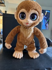 FurReal Peanut The Playful Monkey Interactive Plush Toy No Bottle Tested Works