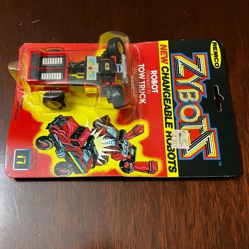 Vtg Remco 1985 ZYBOTZ Robot to Tow Truck Collectible Red Rambler New Sealed