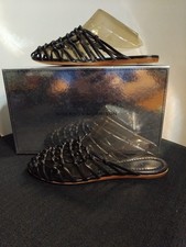 Sigerson Morrison womens black sandals. Size 6.5M LPN 2347 98 8645 Retail 499