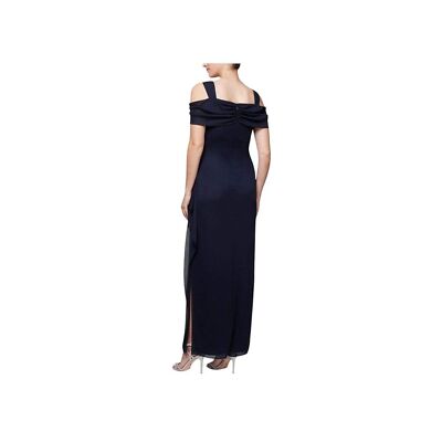 sachin and babi light blue dress Alex Evenings