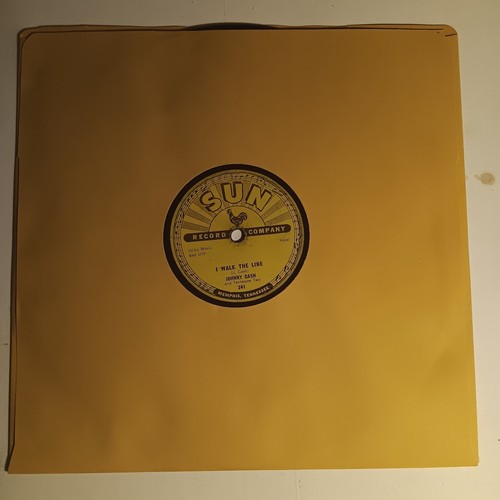Johnny Cash Vintage 78 Sun Record - 1956 "I Walk The Line & Get Rhythm" U191 - Picture 3 of 5