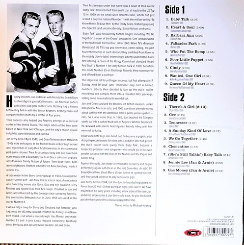 JAN & DEAN BEST OF - 180-GRAM VINYL LP " NEW, SEALED " - Picture 2 of 2