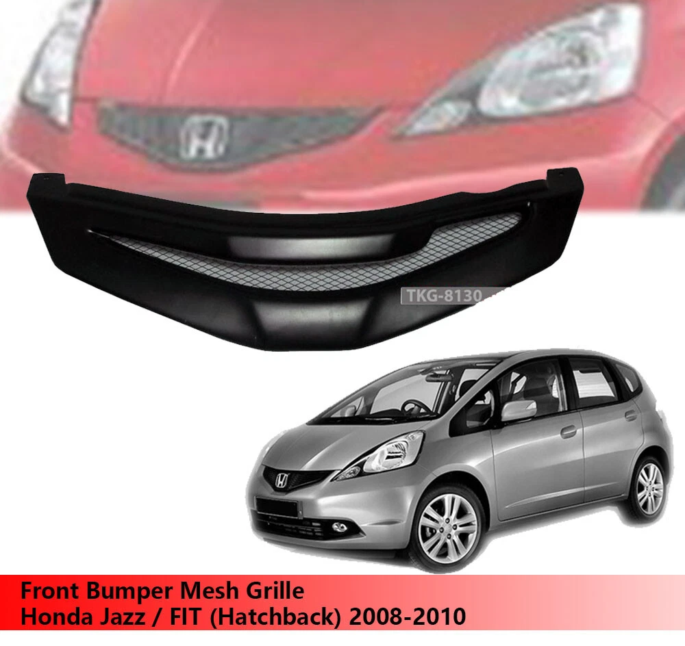 Front Bumper Mesh Grille Use For for Honda Jazz FIT Hatchback