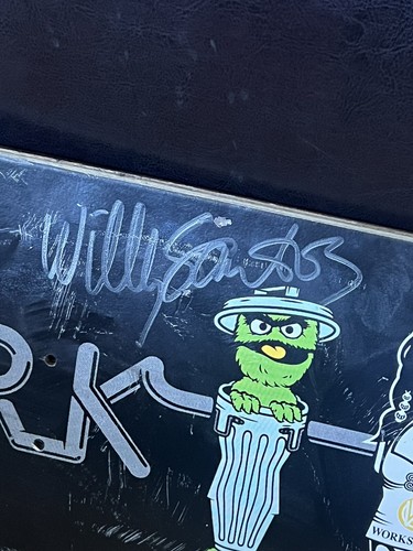Willy Santos Autographed Signed Workshop Skateboard Brand Deck NOS Never Ridden - Picture 4 of 7