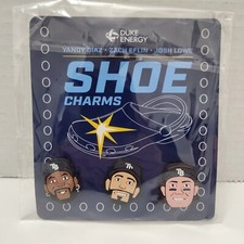MLB Tampa Bay Rays Yandy Diaz Zach Eflin Josh  Lowe Shoe Charms new