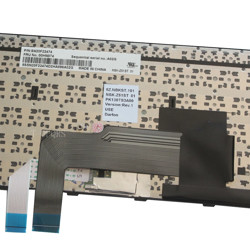 Новый для IBM ThinkPad E555 E550 E550C E560 E565 США клавиатуры 00HN074 PK130TS3A00 - Изображение 4 из 4