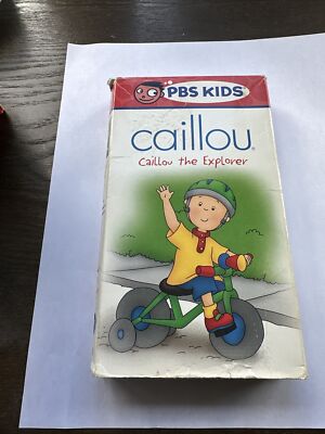  Caillou the Explorer (VHS-2001) PBS Kids *Vtg*RARE! 