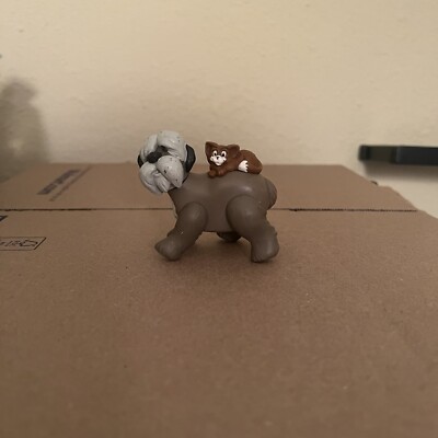 VTG 90s Disney 101 Dalmatians Colonel Dog Sergeant Tibbs Cat Toy Figure Cruella