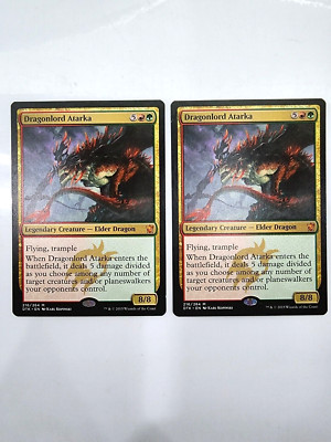 MTG Dragonlord Atarka (SET of 2 CARDS) 216/264 Magic the Gathering