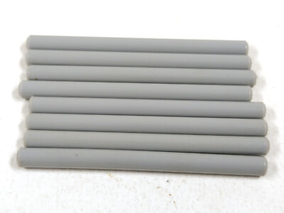 Vintage Fischertechnik Axle 50   Gray   8pcs   1977