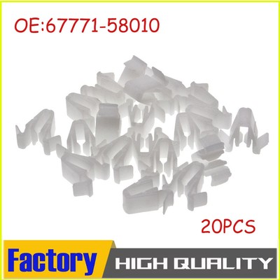 20Pcs for Toyota TACOMA Highlander Tundra KPN50 Door Garnish Moulding Clip New