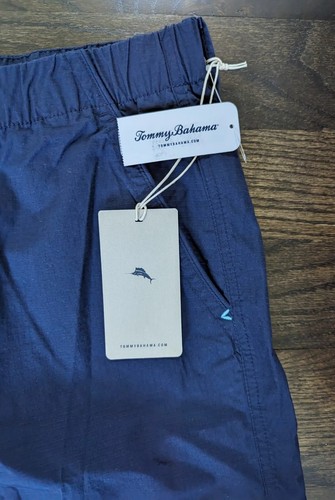 Pantaloncini cargo da uomo Tommy Bahama Ripstop Bahama Survivalist blu navy taglia 4XL - Foto 4 di 10