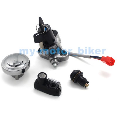 Ignition Switch Fuel Cap Lock for Yamaha XVS400C Drag Star Classic 1998-99/01-08