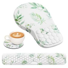 3 in 1 Ergonomic Mouse Pad and Keyboard Wrist Rest, Cute Mouse Pad with Wrist...