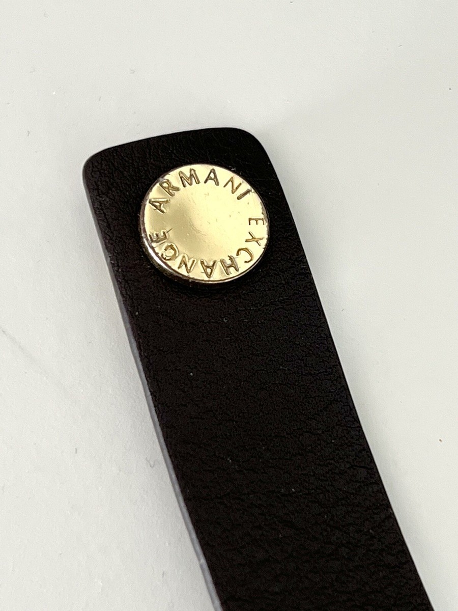Armani Exchange Wrap Leather Bracelet | eBay