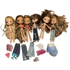 Bratz MGA 2001 VTG Bratz Doll Lot Of 6 W No Shoes. Some Clothes Pictured Ready