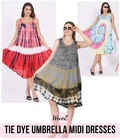 Women's  Sleeveless Summer Boutique Umbrella Dresses Wholesale Lot of 08 Mix